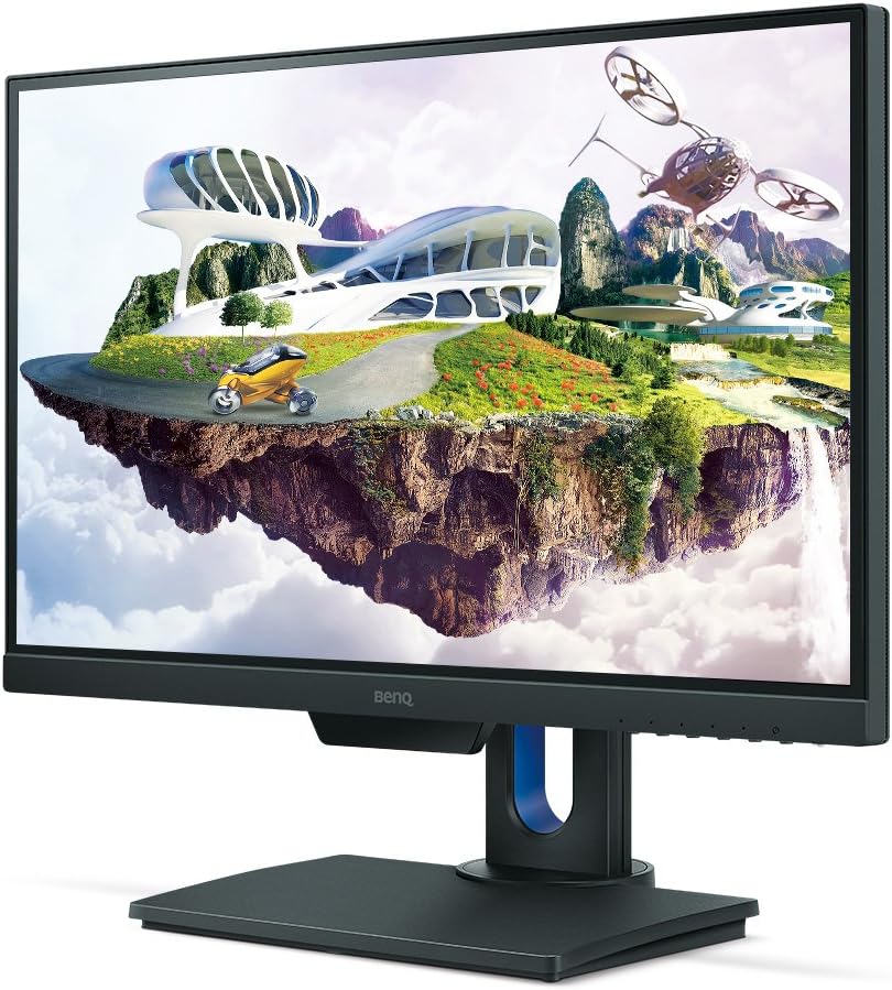 BenQ PD2705U 27 inch 4K UHD IPS Monitor USB-C, 99% sRGB and Rec.709, HDR10, Ergonomic Design, Eye-Care, Built-in Speakers