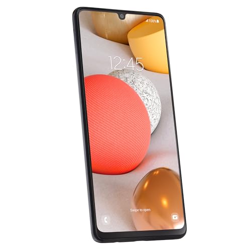 TracFone Samsung Galaxy A42 5G Locked 128GB 5000mAh Battery 48MP Main Camera 6.6-in. HD+ Super AMOLED Infinity-U Display Black