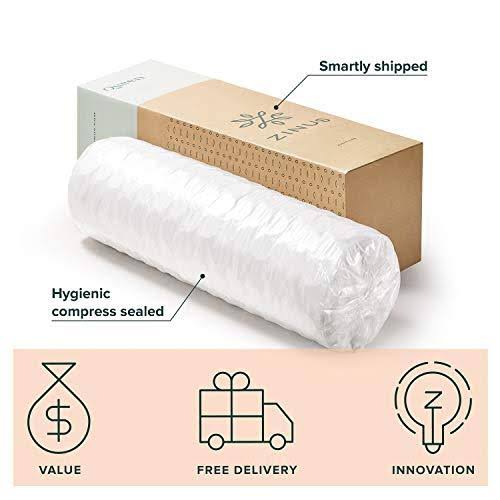 Zinus 10 inch Mint Green Memory Foam Hybrid Spring Mattress, King