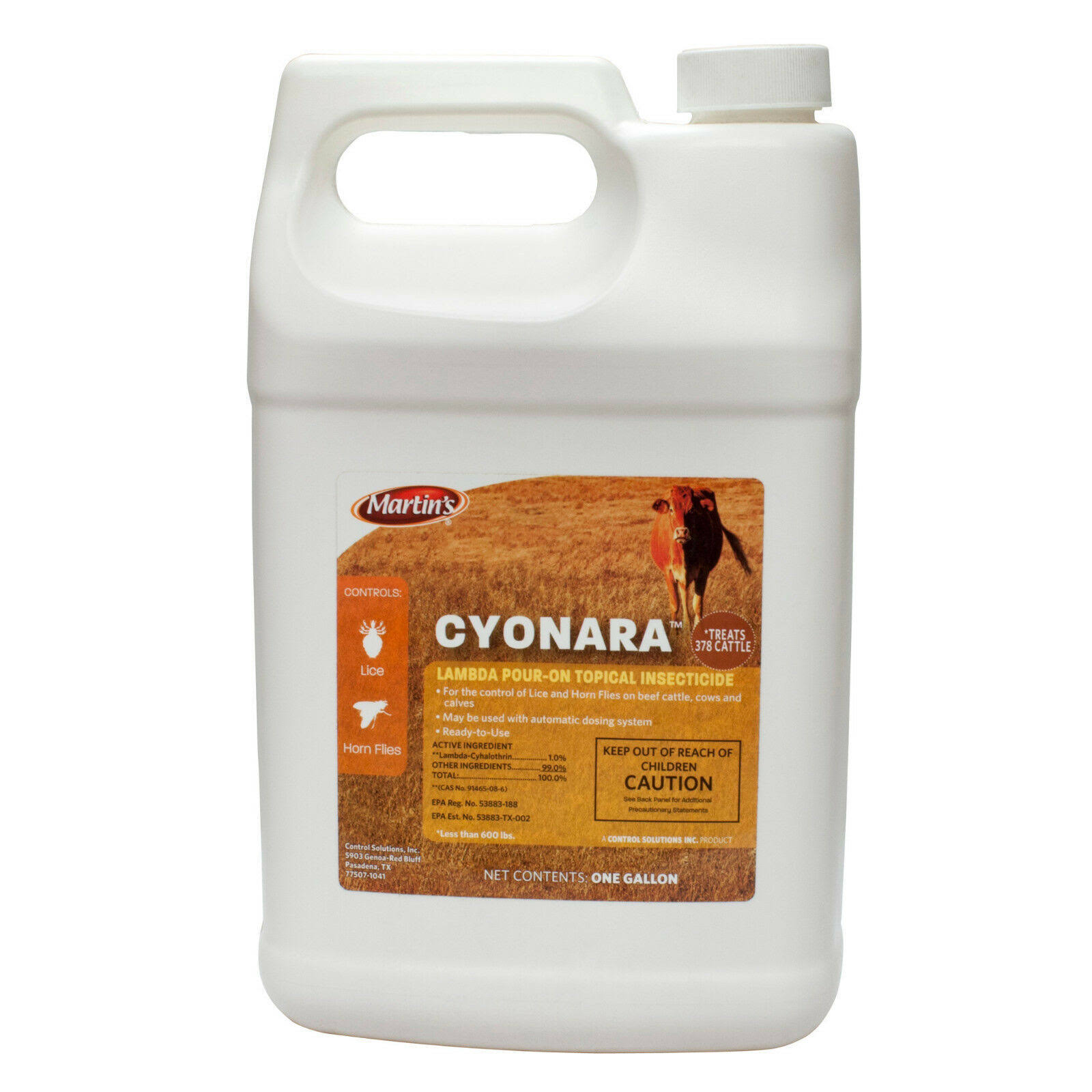 Martins Cyonara Lambda Pour-On Topical Insecticide - Gallon