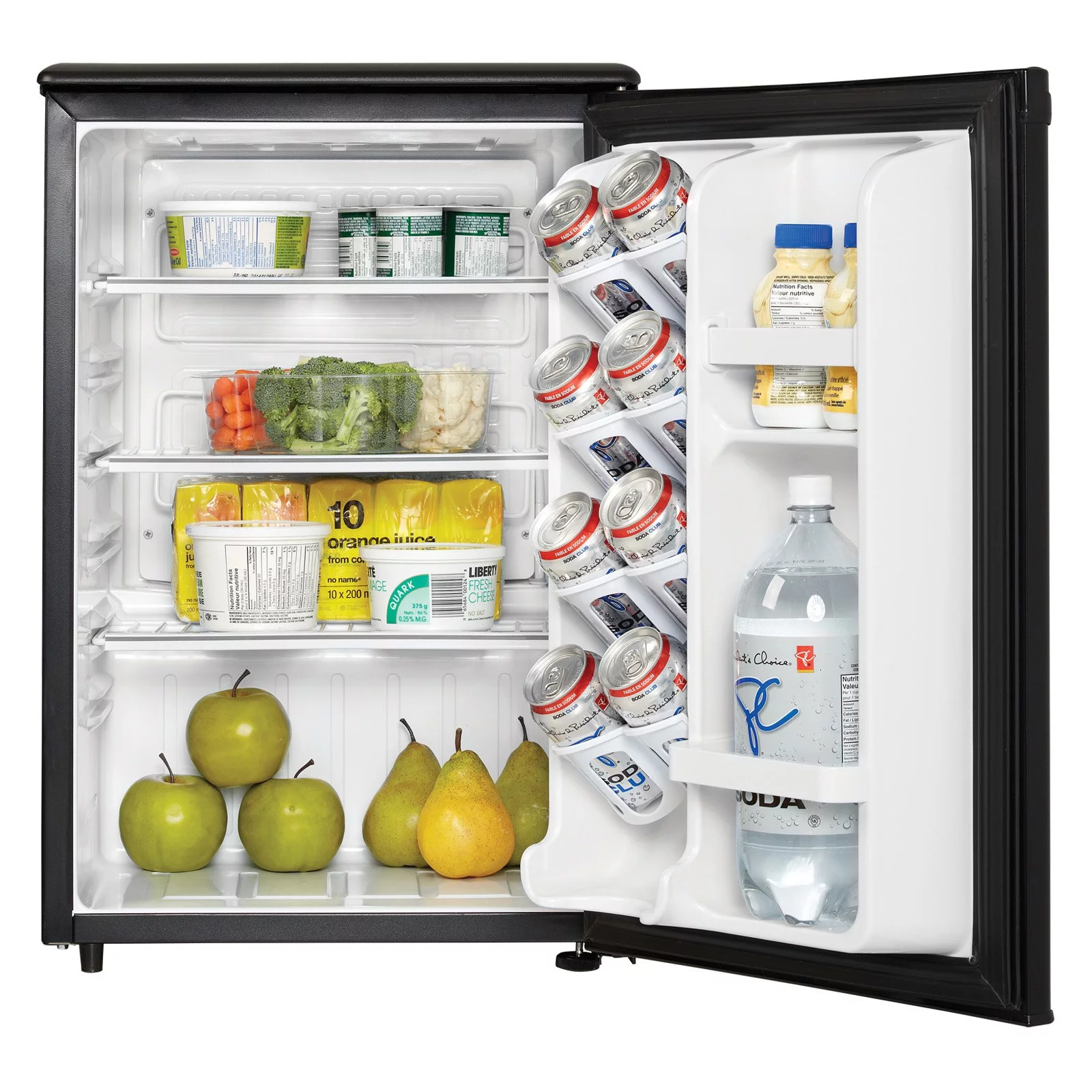 Danby Designer 2.6 Cu Ft Mini All-Refrigerator DAR026A1BDD-3, Black
