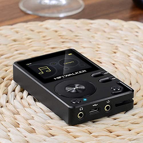H2 Touch Hi Res MP3 Player with Bluetooth, 2.4" HD Touch Screen, Digital Audio Player, DSD Lossless FLAC Player, Bluetooth Music Player with 64GB Memory Card, Support Up to 512GB