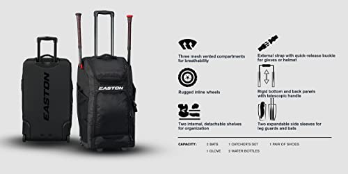 Easton | Catcher's Wheeled Bag Series | Baseball & Softball | Multiple Styles