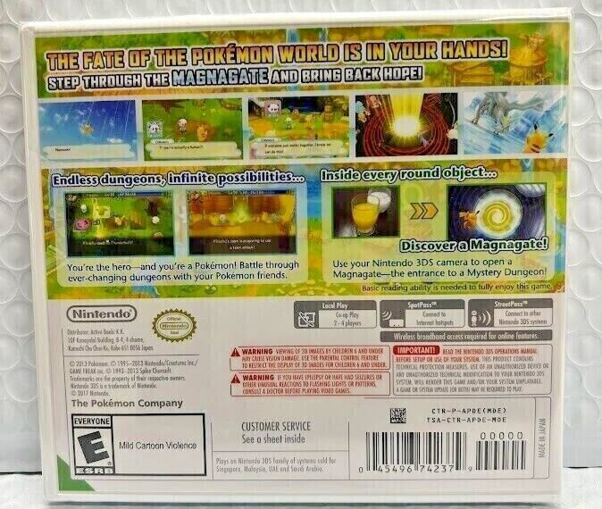 Brand New 3DS Pokemon Gates to Infinity & Super Mystery Dungeon Game Bundle