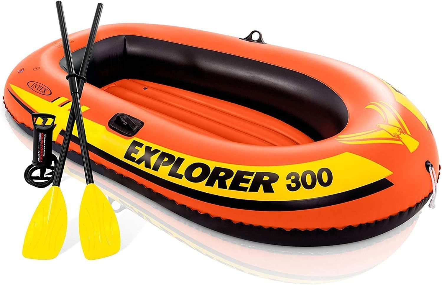 3Person Fishing Boat Inflatable Boat Group Kayak with Oar and Air Pump