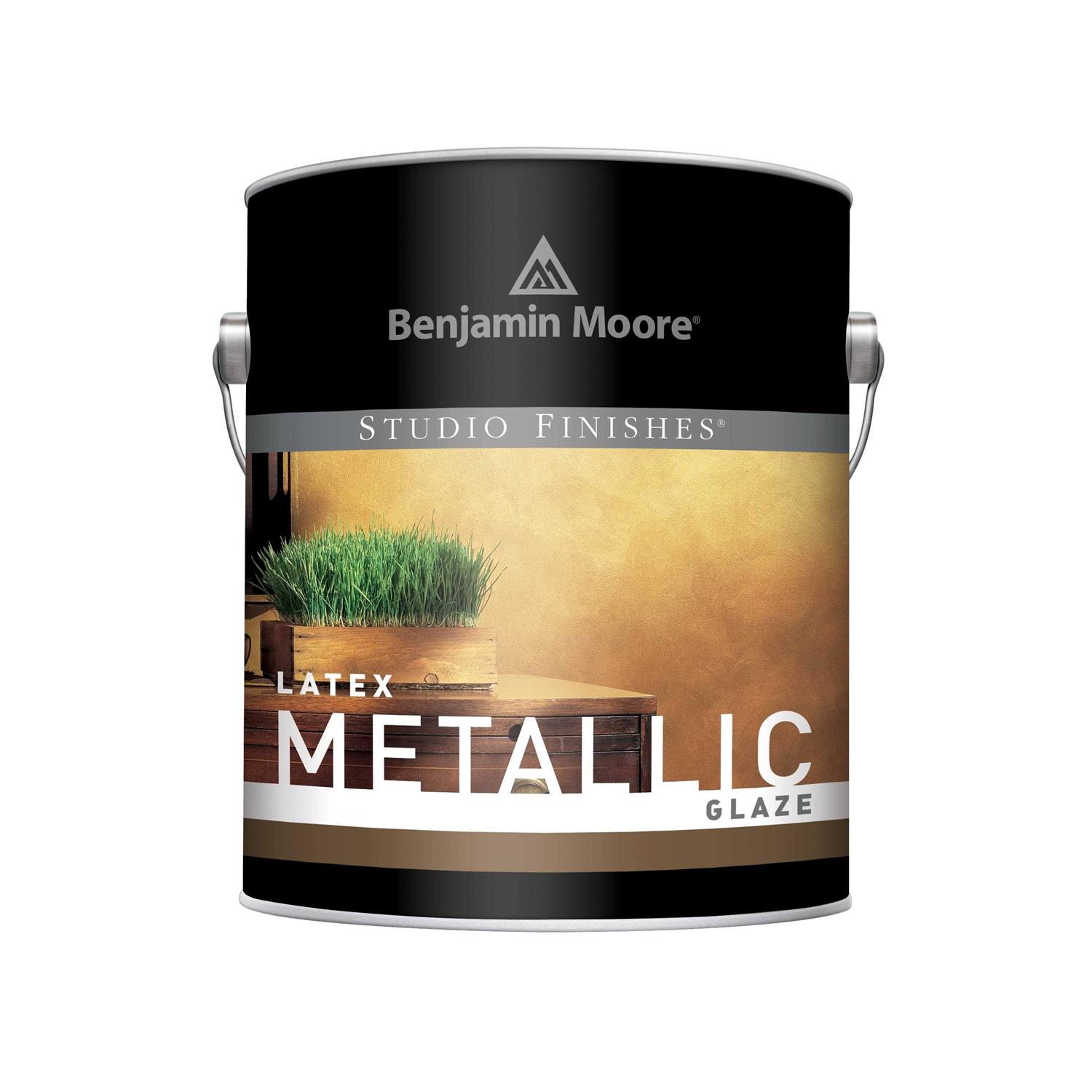 Benjamin Moore Studio Finishes Metallic Glaze Semi-Gloss - Shop Hardware Tools Online Store