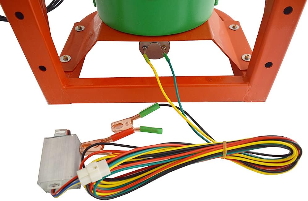 INTBUYING ATV/UTV Broadcaster Spreader 265lbs Tractor Seed and Fertilizer Broadcast Spreader Garden Spreader All-Purpose Variable Speed Fertilizer Hopper 12V/24V Dry Material Broadcast Spreader