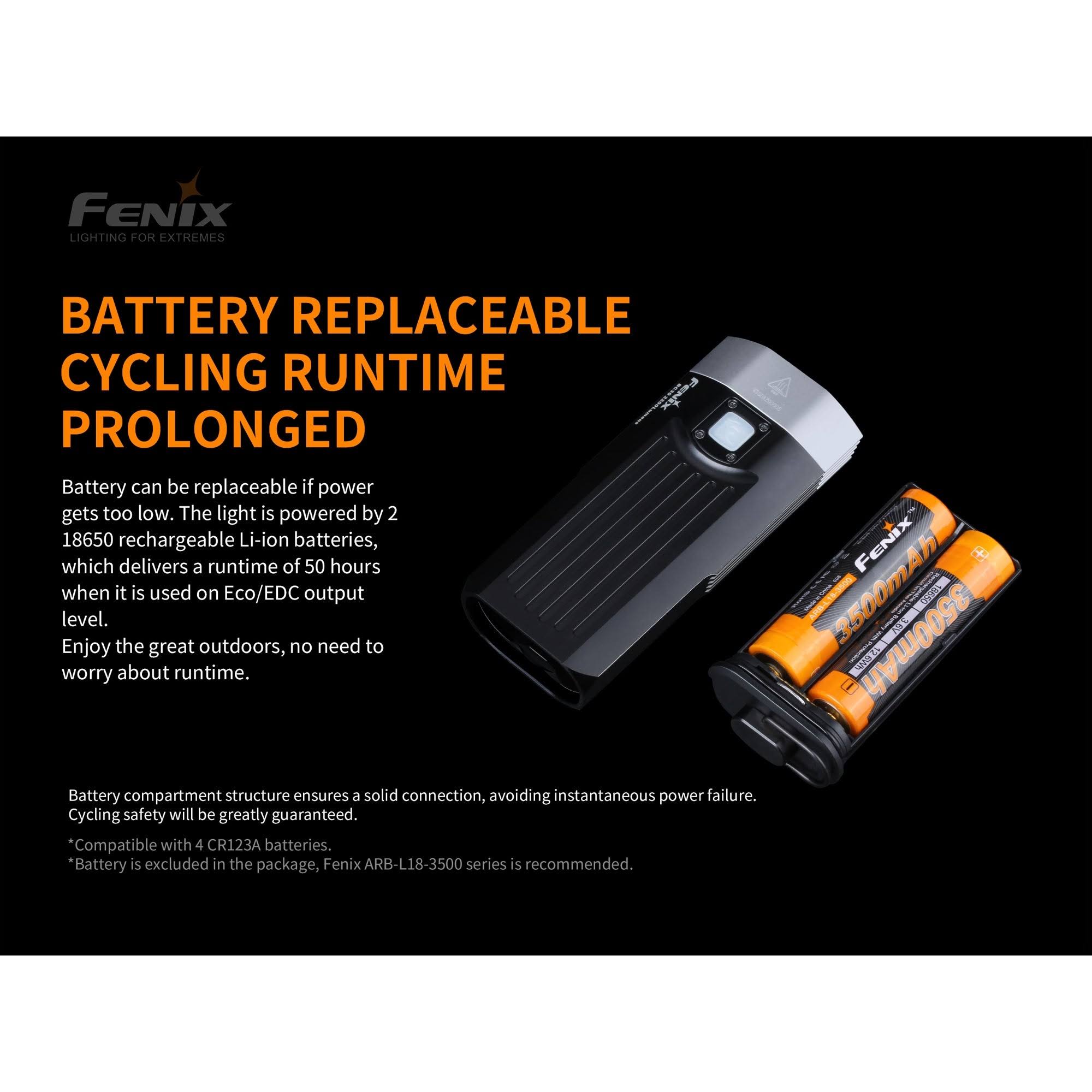 Fenix BC30 V2.0 with Wireless Remote Switch LED Bike Light