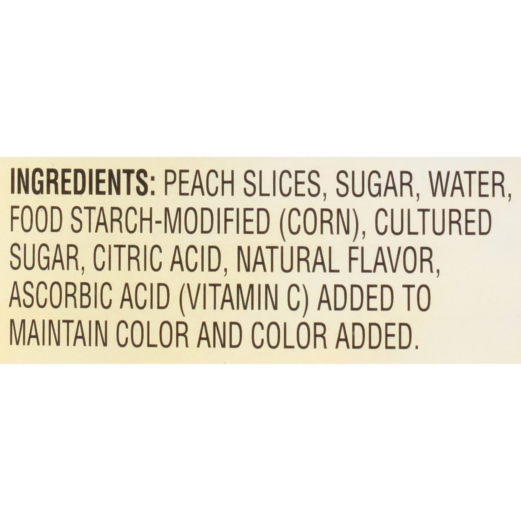 Lucky Leaf #10 Can Premium Non-GMO Peach Pie Filling - 3/Case