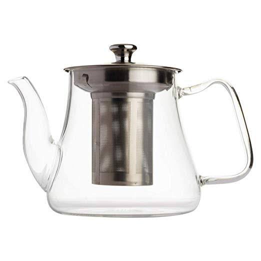 Radiance - Glass Tea Pot with Infuser for Loose Tea | 33oz/100ml