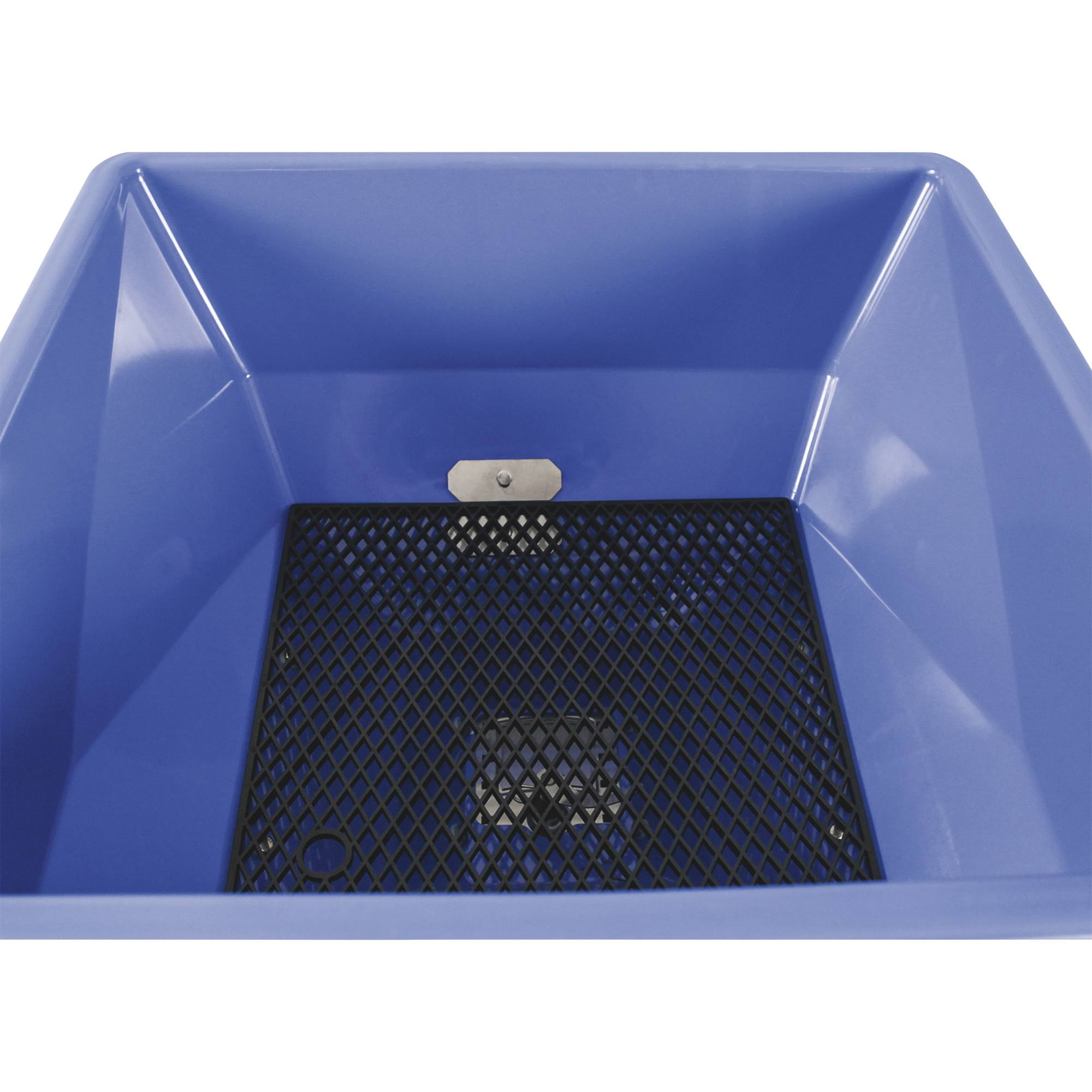 Spyker 150 lbs. Capacity Ice Melt and Salt Spreader with Deflector