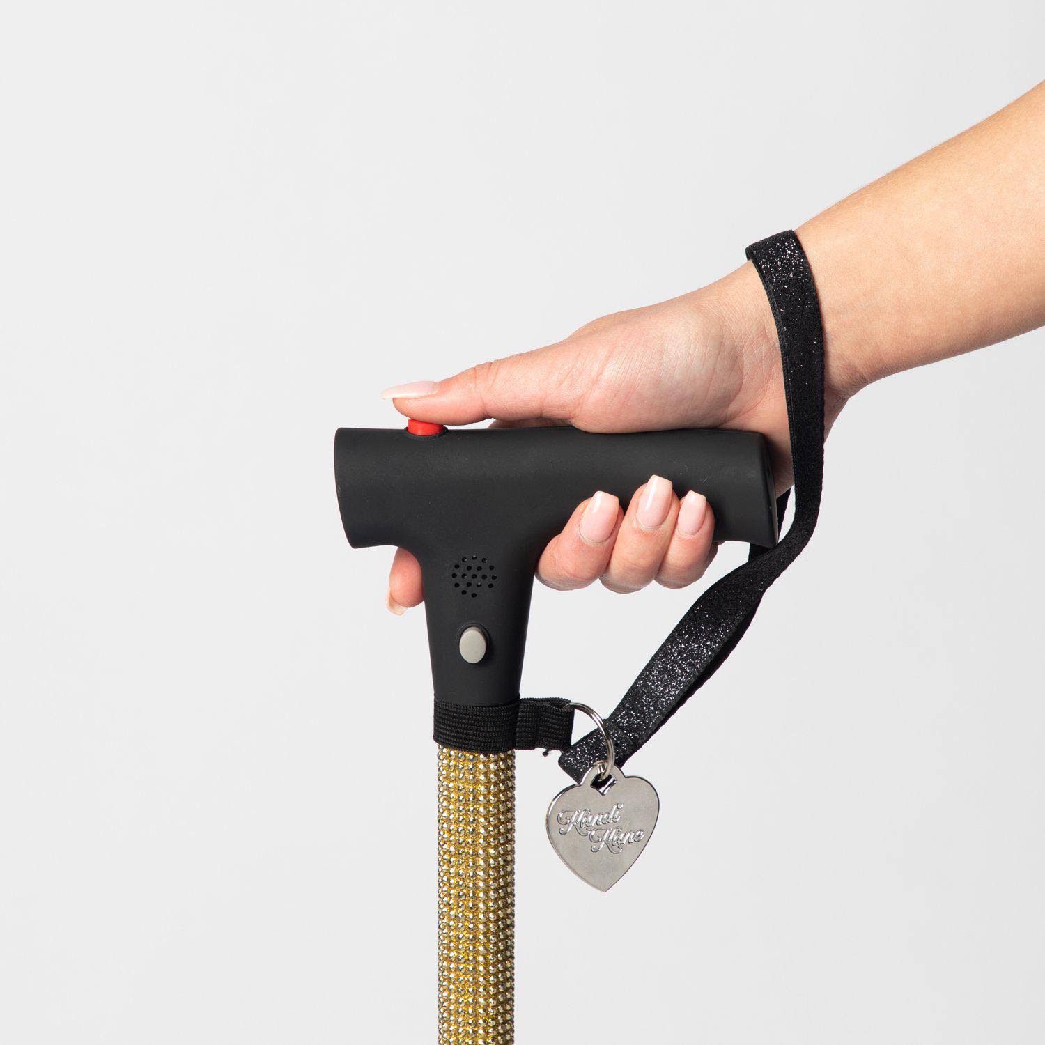 Blingsting Kandi Kane Personal Safety Cane Gold