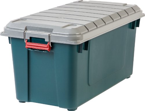 IRIS USA Store-It-All, 21 Gal. (4 Pack), Black/Black, 4 Count