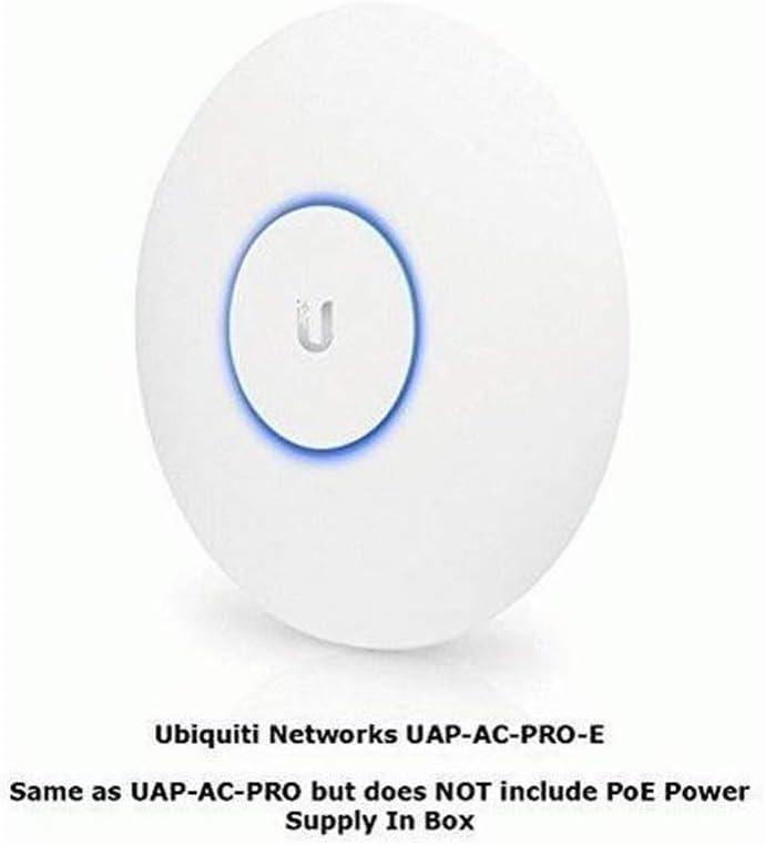 Ubiquiti UniFi AP AC PRO 802.11ac Scalable Enterprise Wi-Fi Access Point (UAP-AC-PRO-E-US) PoE Adapter Sold Separately