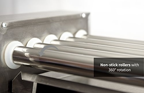 VIVO Electric 12 Hot Dog and 5 Roller Grill Cooker Warmer
