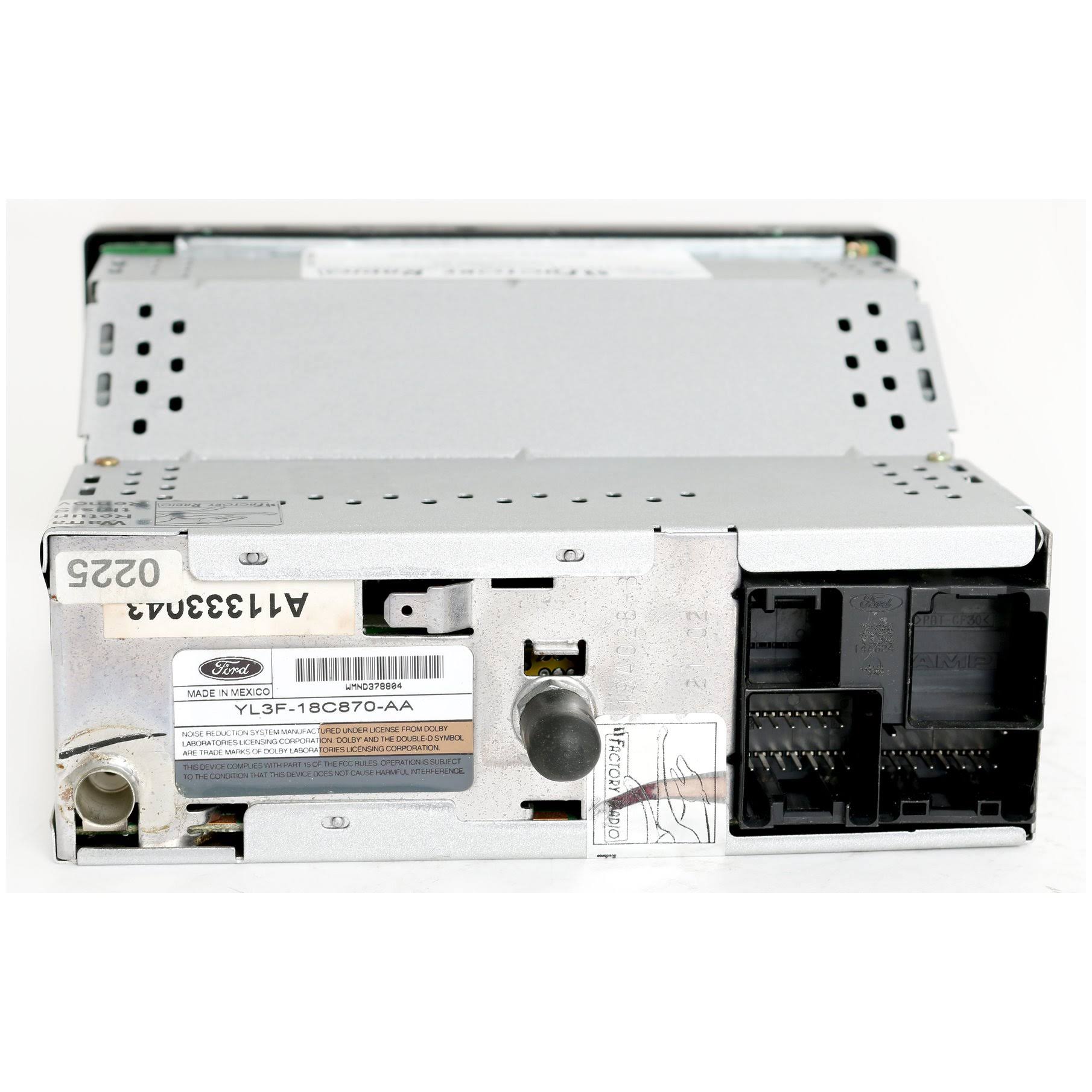 Ford F-150 2000-2004 Radio Am FM Cassette W CD Controls AUX Input YL3F-18C870-AA