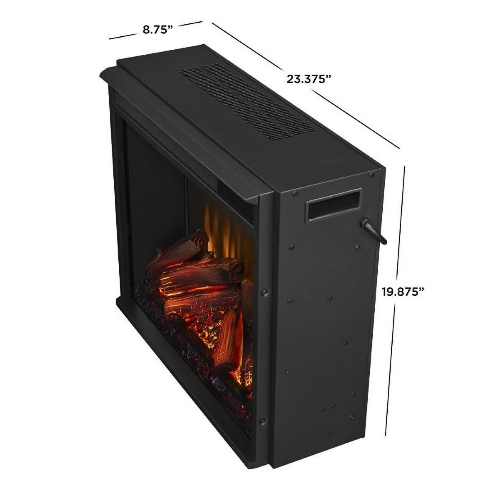 Bowery Hill Traditional Wood Electric Corner Fireplace for TVs up to 50" in Oak