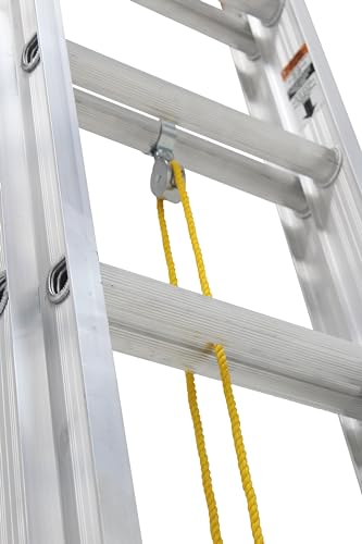 Louisville Ladder 24-foot Aluminium Extension Ladder, 250-Pound Load Capacity, Type I, AE3224