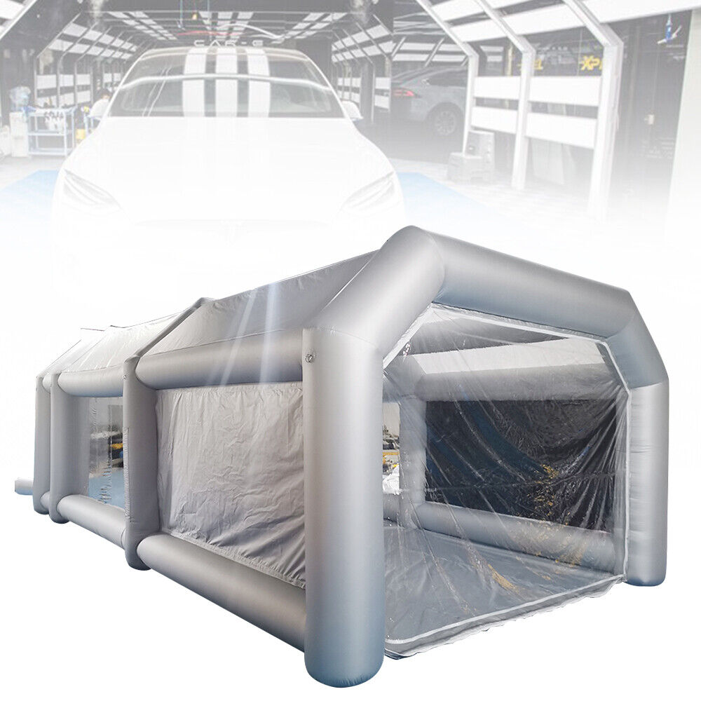 Large Size Inflatable Spray Booth Portable Paint Tent Painting House with Window