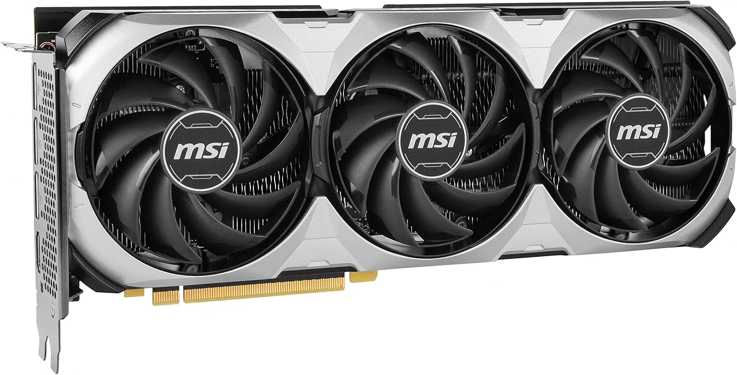 MSI Gaming GeForce RTX 4060 Ti 8GB GDRR6 Extreme Clock: 2580 MHz 128-Bit HDMI/DP Nvlink TORX Fan 4.0 Ada Lovelace Architecture Graphics Card (RTX 4060 Ti Ventus 3X 8G OC)