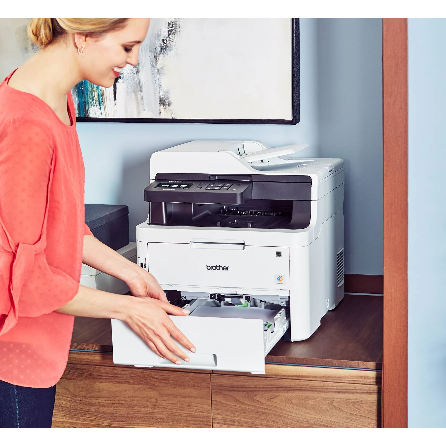 Brother MFC-L3750CDW Wireless Multifunction Color Laser Printer