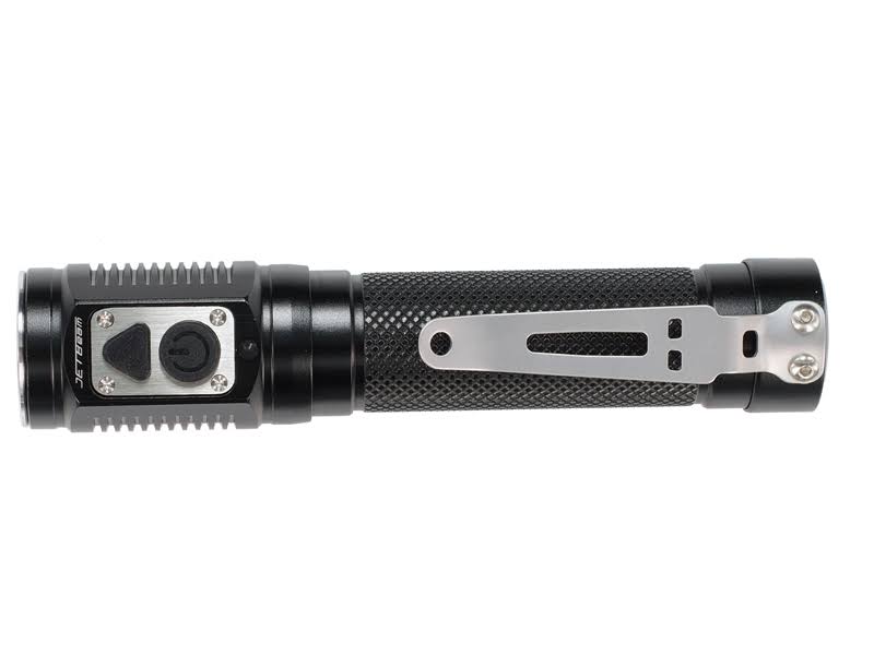 JETBEAM-SSC20-G2 Dual Switch Everyday Carry Flashlight with Cree G2 LED, Silver - 580 Lumens