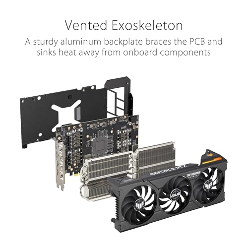 ASUS TUF Gaming GeForce RTX ™ 5070 12GB GDDR7 OC Edition Gaming Graphics Card (PCIe® 5.0, HDMI®/DP 2.1, 3.125-slot, Military-Grade Components, Protective PCB Coating, axial-tech Fans)