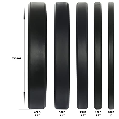 Bumper Plate Olympic Weight Plate Bumper Weight Plate with Steel Insert Strength Training Weight Lifting Plate