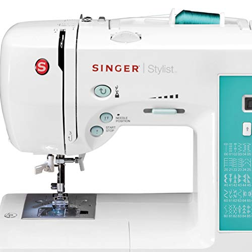 SINGER | 5560 Computerized Sewing Machine with Included Accessory Kit, Hard Cover & Extension Table, 203 Stitch Applications - Perfect for Beginners