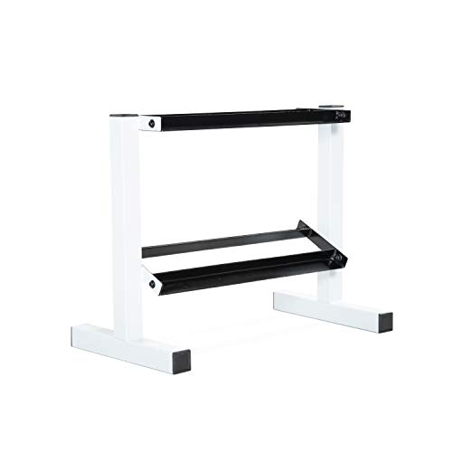 CAP Barbell 150 lb Dumbbell Set with 2-Tier Rack | Multiple Options