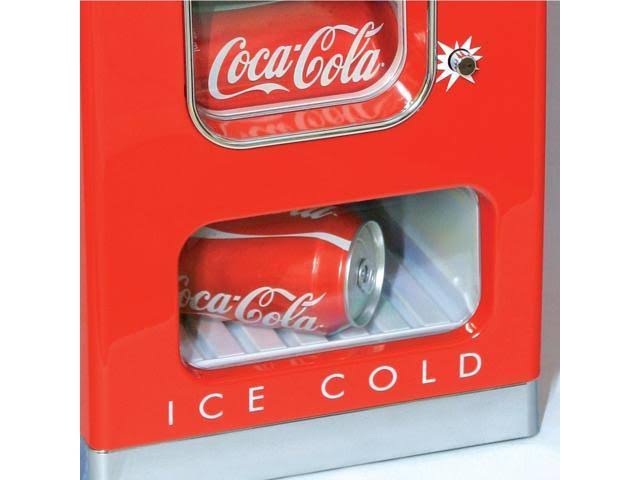 Koolatron CVF18 10-Can Coca Cola Retro Vending Fridge - Red