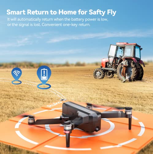 Ruko F11PRO 2 Drone with 6K Camera for Adults, 3-Axis Gimbal, 4K/30fps Video, 70-Min Flight Time with 2 Batteries, 10000ft FPV Transmission Professional Drone, Auto Return, Beginner Mode