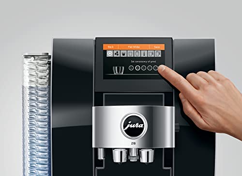 Jura Z10 Automatic Coffee Machine for Hot and Cold Coffee (Aluminum White)