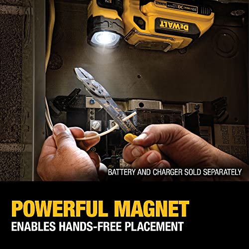 DEWALT 20V MAX LED Work Light, Magnetic, Freestanding and Clip-On, Bare Tool Only (DCL044)