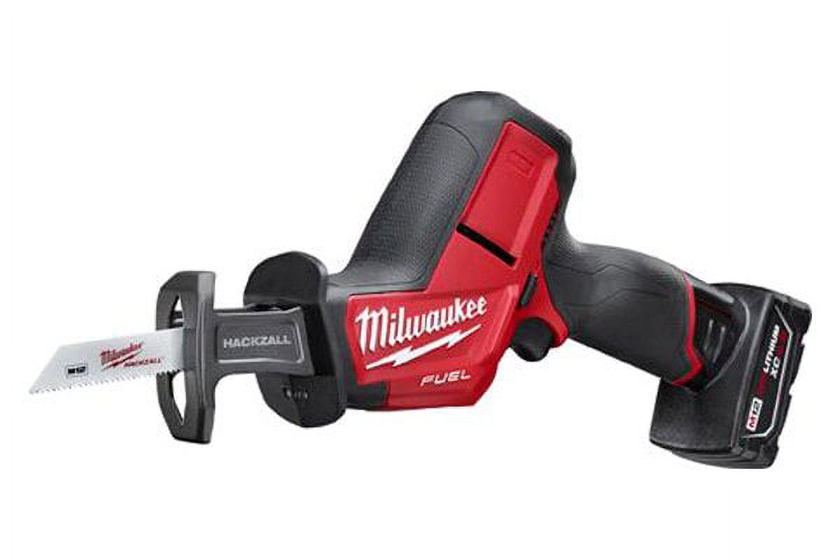 Milwaukee 2520-21XC - M12 Fuel Hackzall 5/8" 12V 4.0Ah Cordless Straight Handle Reciprocating Saw Kit