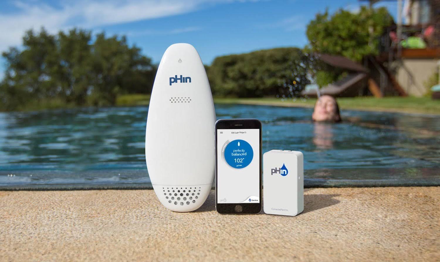 Phin Smart Water Care Monitor for Pools, Hot Tubs, Spas 24/7 Continuous Water Testing