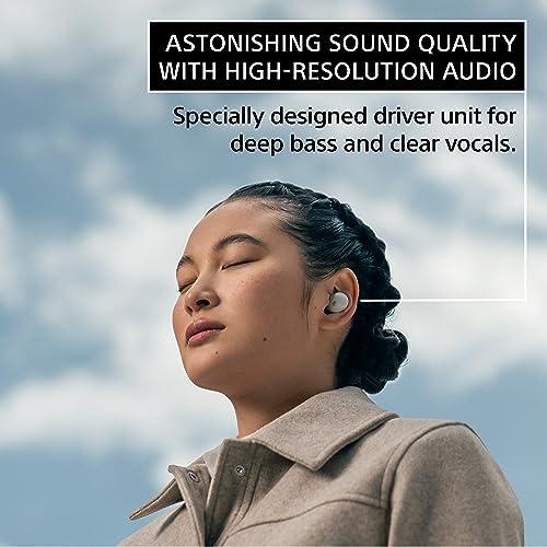 Sony WF-1000XM5 The Best Truly Wireless Bluetooth Noise Canceling Earbuds Headphones with Alexa Built in, Silver