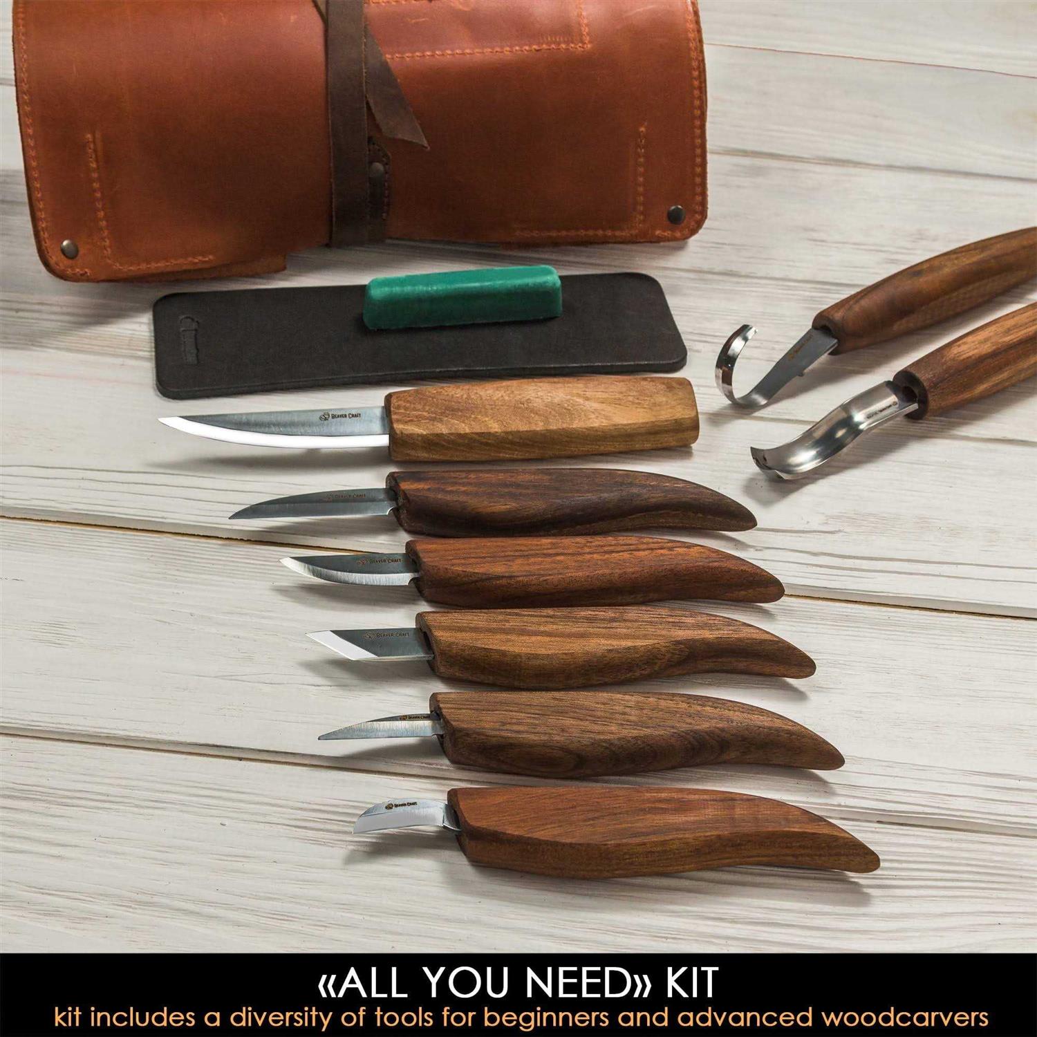 Beavercraft Wood Carving Kit Wood Carving Knife Set - Shop Hardware Tools Online Store