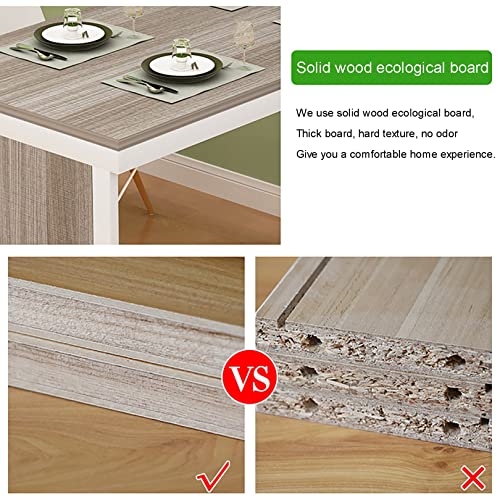 Folding Dining Table Wall-Mounted Fold Up Wall Table for Small Spaces, Convertible Desk MDF Wall Table Computer Desk for Office, Bedroom, Kitchen