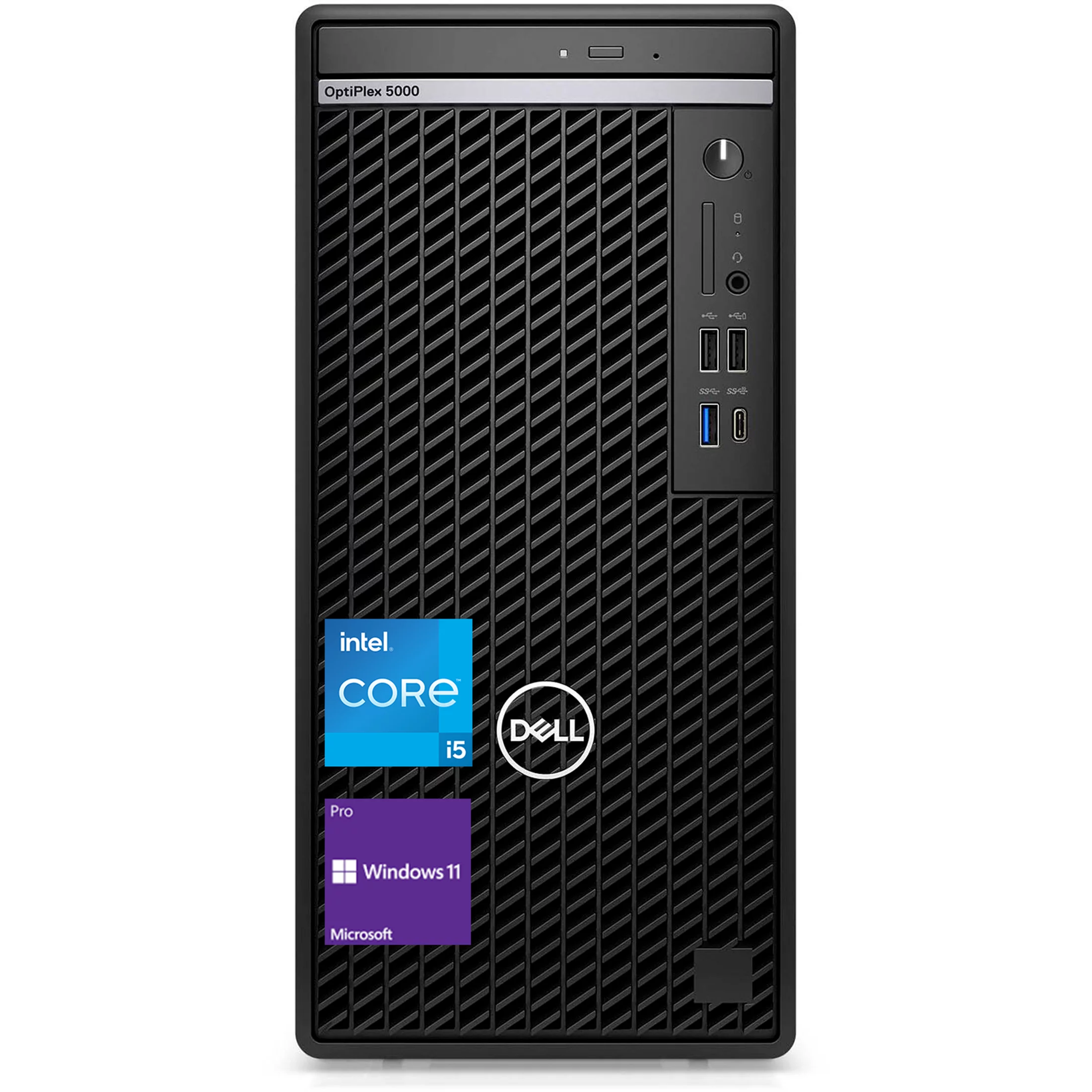 Dell OptiPlex 5000 Series Business Tower Desktop, 12th Gen Intel Core i5-12500, 64GB RAM, 2TB PCIe SSD, DP, RJ-45, DVD, Wi-Fi, Wired KB & Mouse, Windows 11 Pro