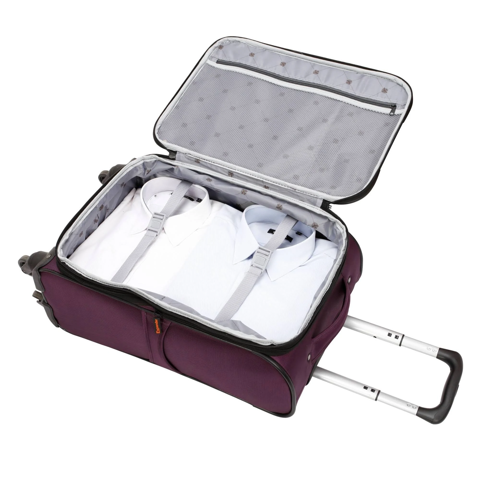 Skyline 21x22 Carry on Spinner Suitcase - Purple