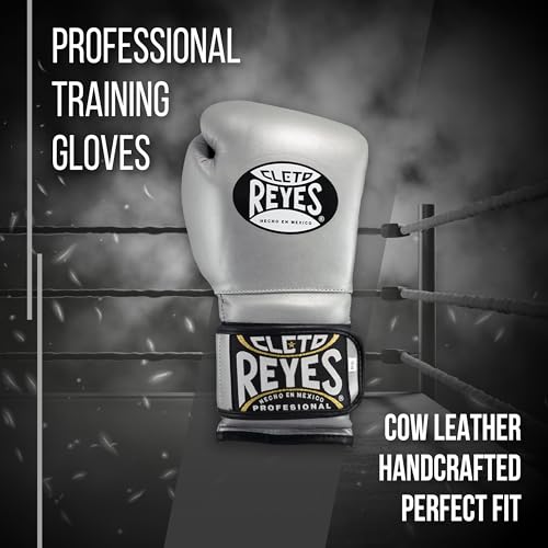 CLETO REYES Training Boxing Gloves with Hook and Loop Closure for Sparring and Heavy Punching Bags, Men and Women, MMA, Kickboxing, Muay Thai