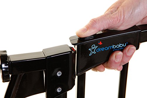 Dreambaby Chelsea Auto Close Security Gate in White Value Pack (Includes 2 Gates and 2 Extensions)