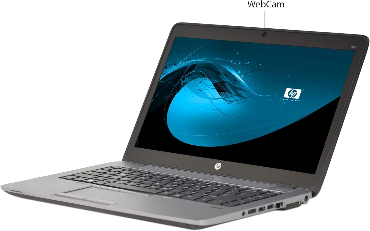 HP EliteBook 840 G1 14" Laptop, Core i5-4300U 1.9GHz, 8GB Ram, 480GB SSD, Windows 10 Pro 64bit (Renewed)