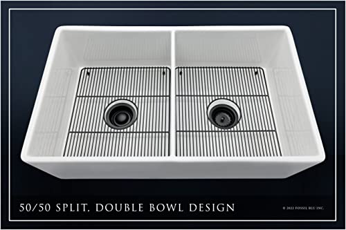Fossil Blu Collection of FSW1003 Farmhouse Sinks