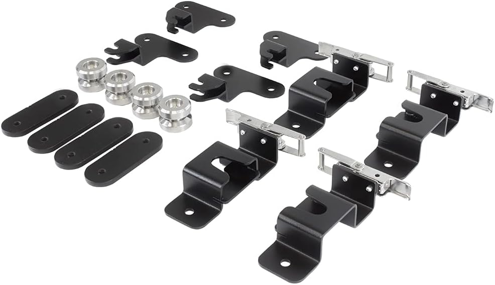 Quick Release Roof Top Tent Mount Kit - Camping, Outdoor Travel, Off-Road Bracket Holder for Roof Racks on Trucks, Pick Up, SUV, Car or Van (Black) Front Runner