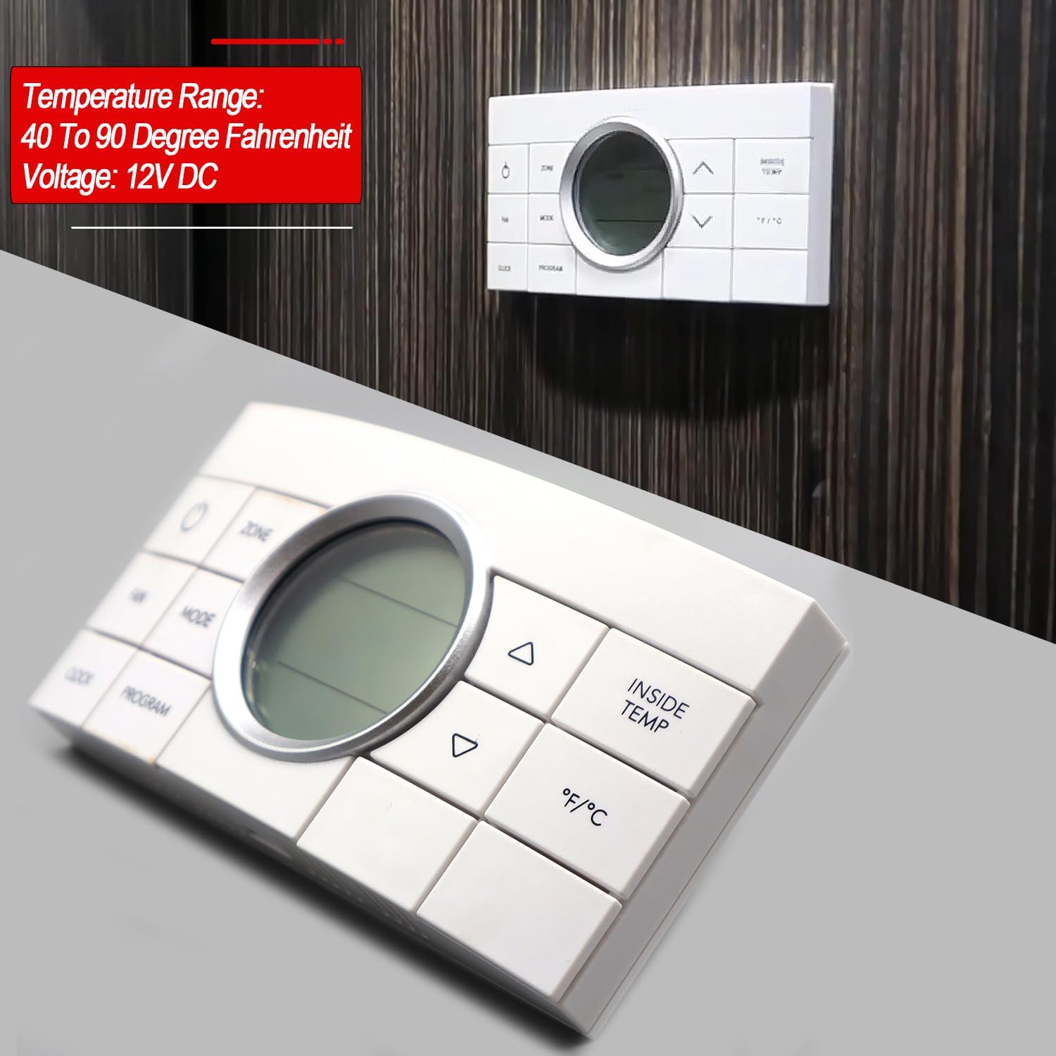 3314082011 Multi-Zone Thermostat 10 Button Comfort Control Center Replacement for Dometic Air Conditoner Series 579,595,600,6308,520,6218xx，457915 and More