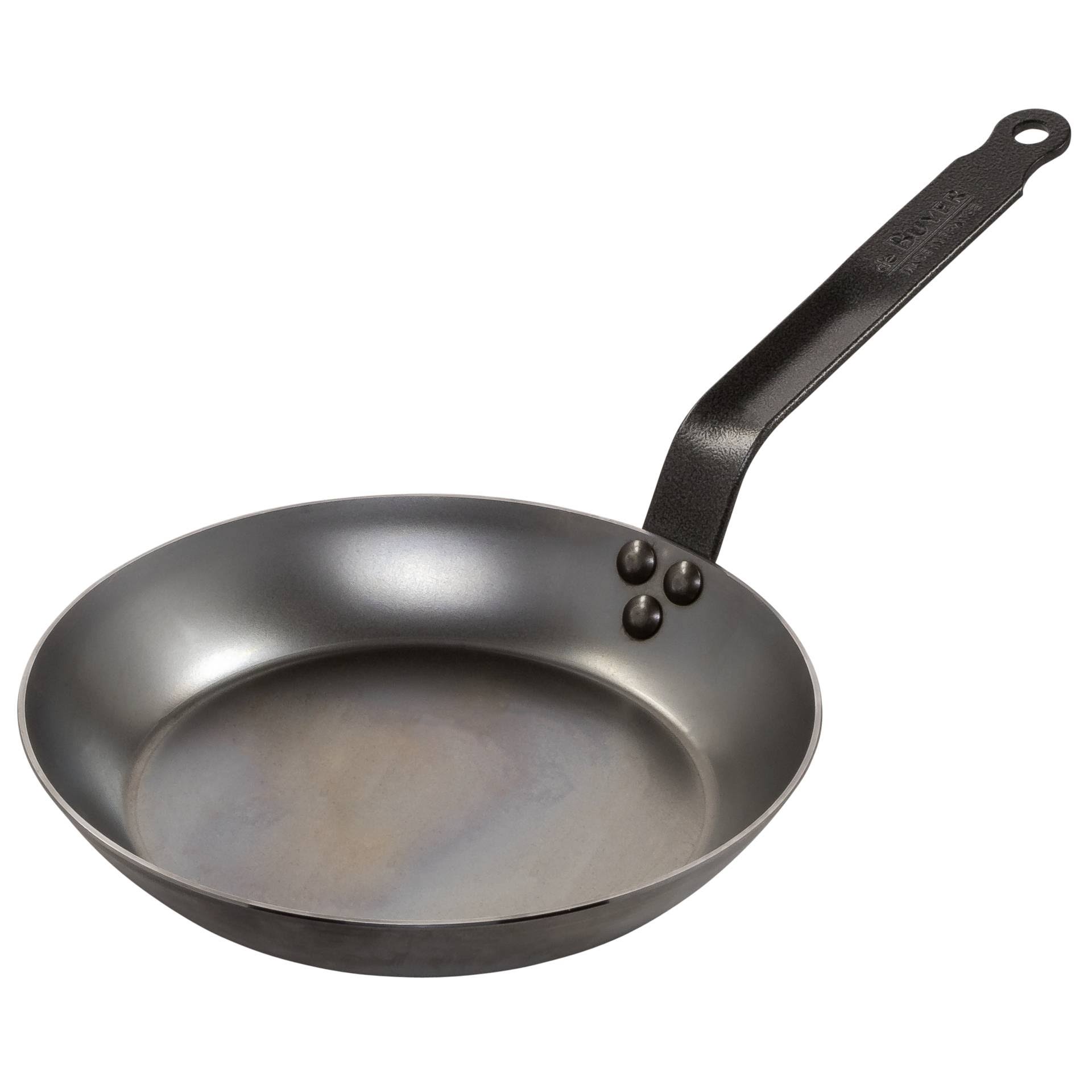 De Buyer Carbon Steel Frying Pan, Dia. 9-1/2