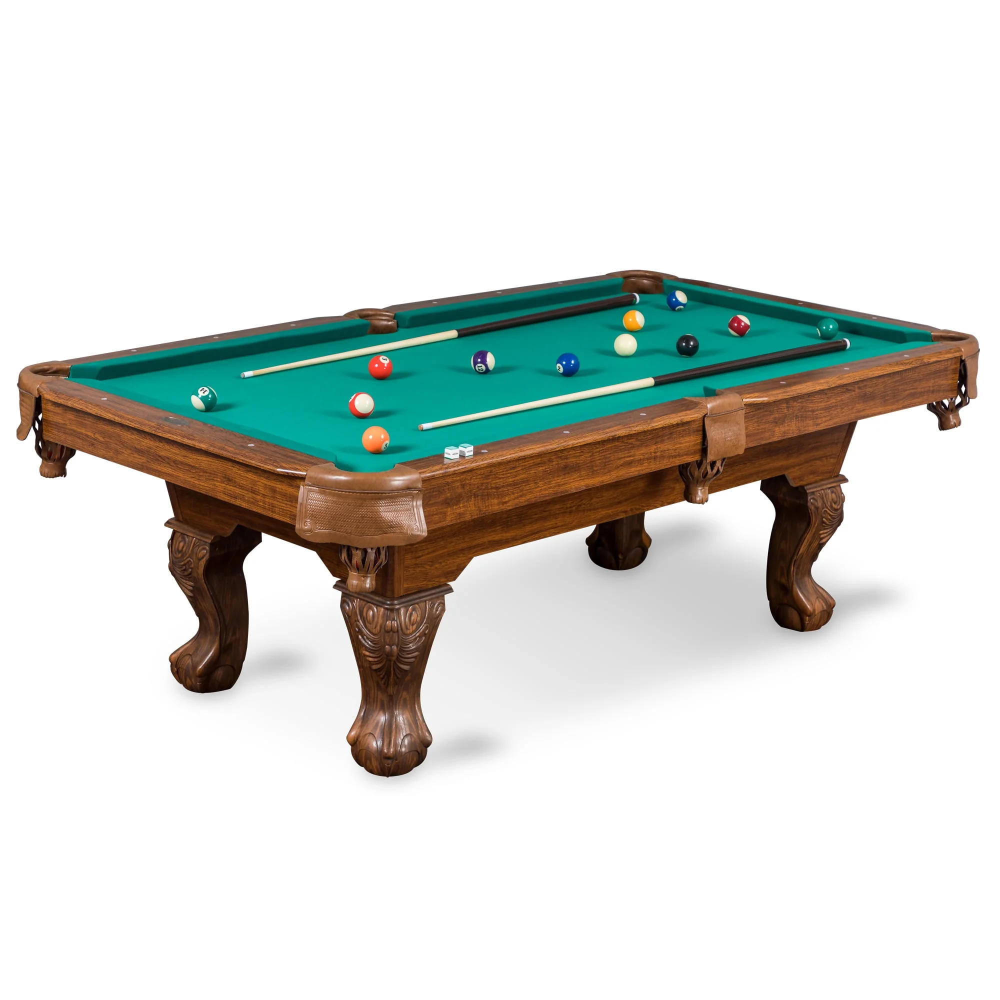 Classic Sports Brighton 87 Billiard Pool Table in Tan