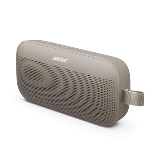 Bose SoundLink Flex Portable Bluetooth Speaker (2nd Gen), Portable Outdoor Speaker with Hi-Fi Audio, Up to 12 Hours Battery Life, Waterproof and Dustproof, Twilight Blue - Limited Edition Color